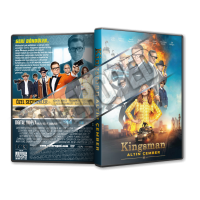 Kingsman Altin Çember - Kingsman The Golden Circle 2017 Cover Tasarımı (Dvd cover)